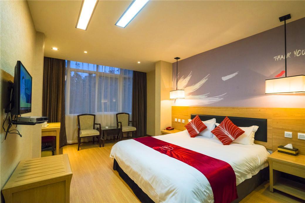 Thank Inn Chain Hotel Sichuan Guangan Wusheng County Hongwu Avenue Kültér fotó